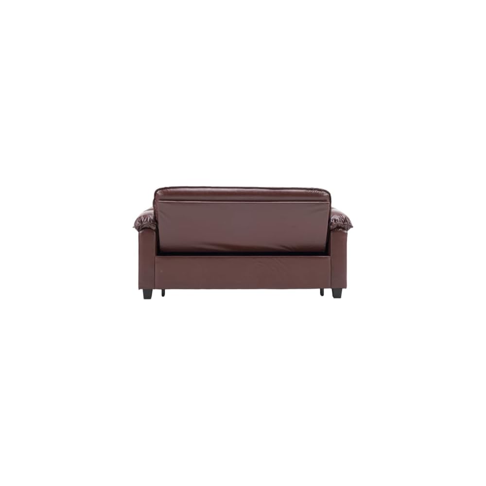 VINGLI 63" Loveseat Sleeper with Pull Out Couch Bed, Plush Tufted Comfort