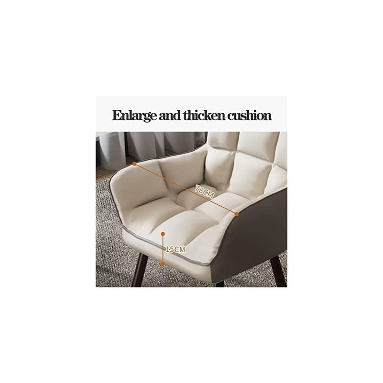 Modern Velvet Tub Chair with High Back Solid Wood Legs Upholstered Reading Chair for Living Room Stylish Armchair in ge Comfortable Seating for Home Decor