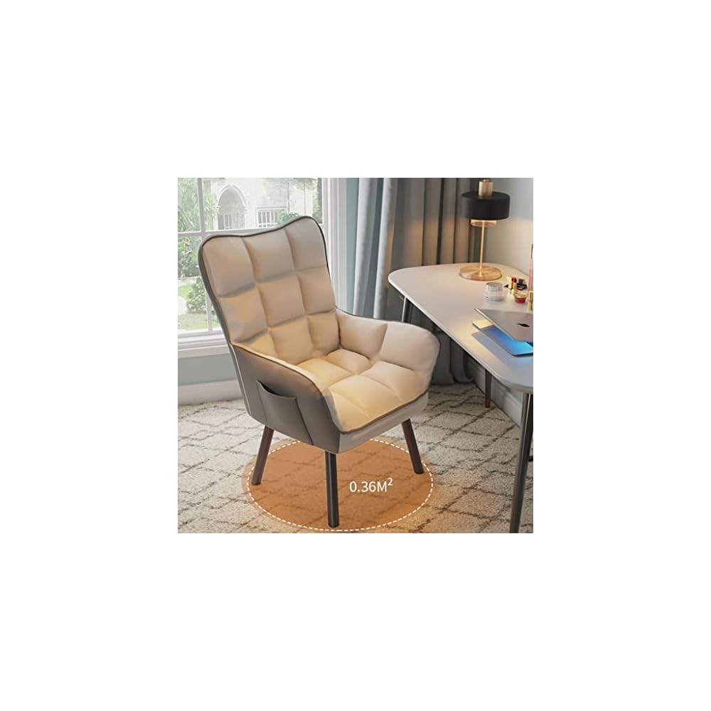 Modern Velvet Tub Chair with High Back Solid Wood Legs Upholstered Reading Chair for Living Room Stylish Armchair in ge Comfortable Seating for Home Decor